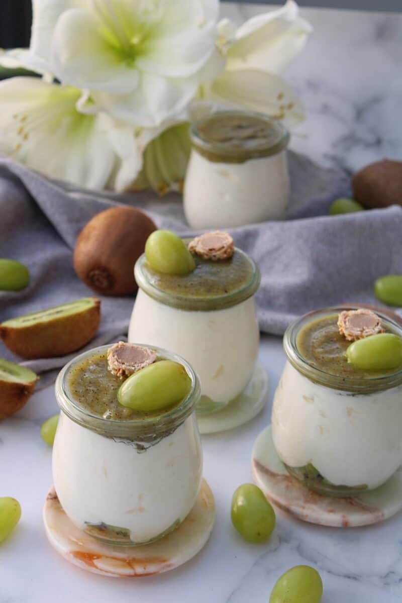 Kiwi-Creme-Dessert