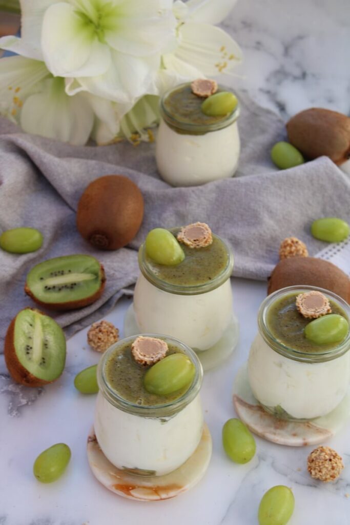 Kiwi-Creme-Dessert