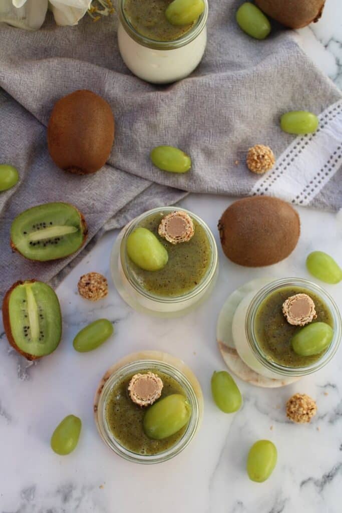 Kiwi-Creme-Dessert