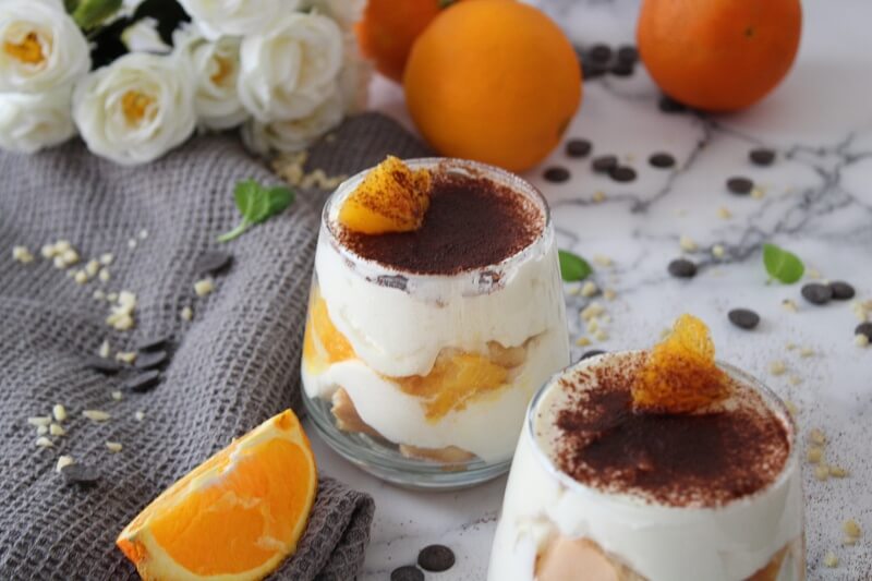 Orangen Tiramisu Im Glas