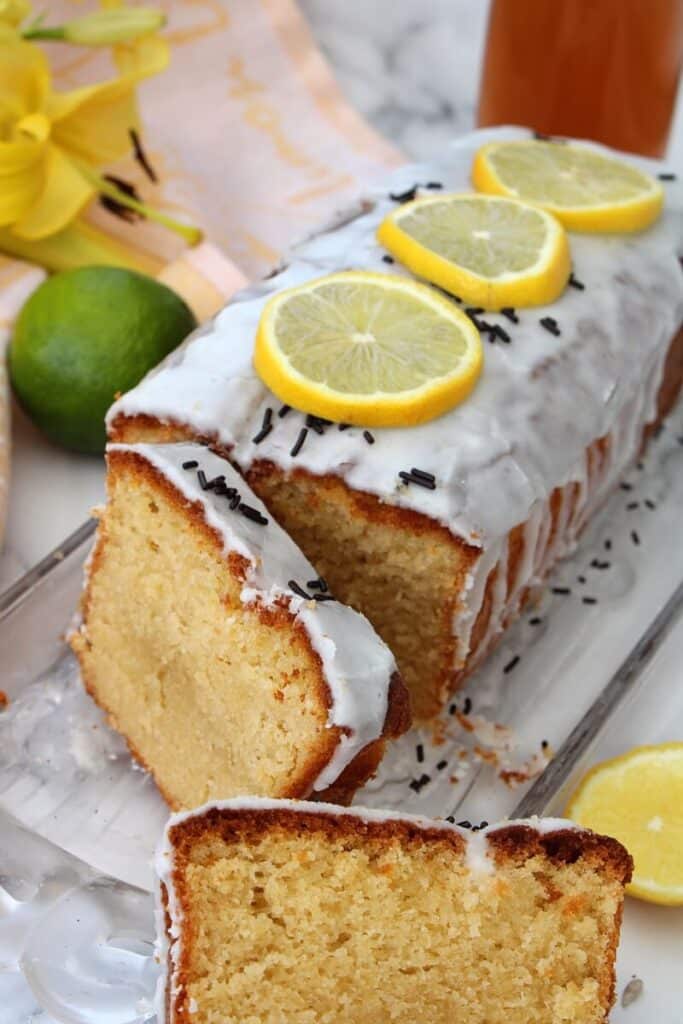 Zitronen-Eistee-Kuchen